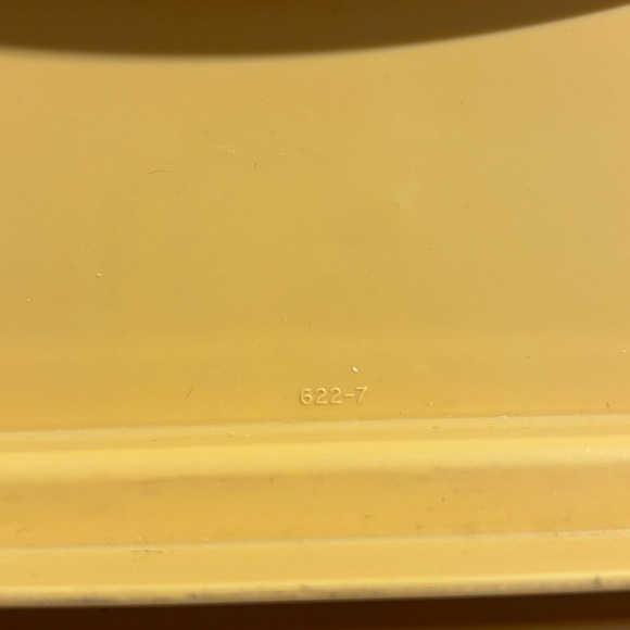 Vintage 70s Tupperware harvest gold 3-piece sheet cake carrier with handle - Picture 7 of 14